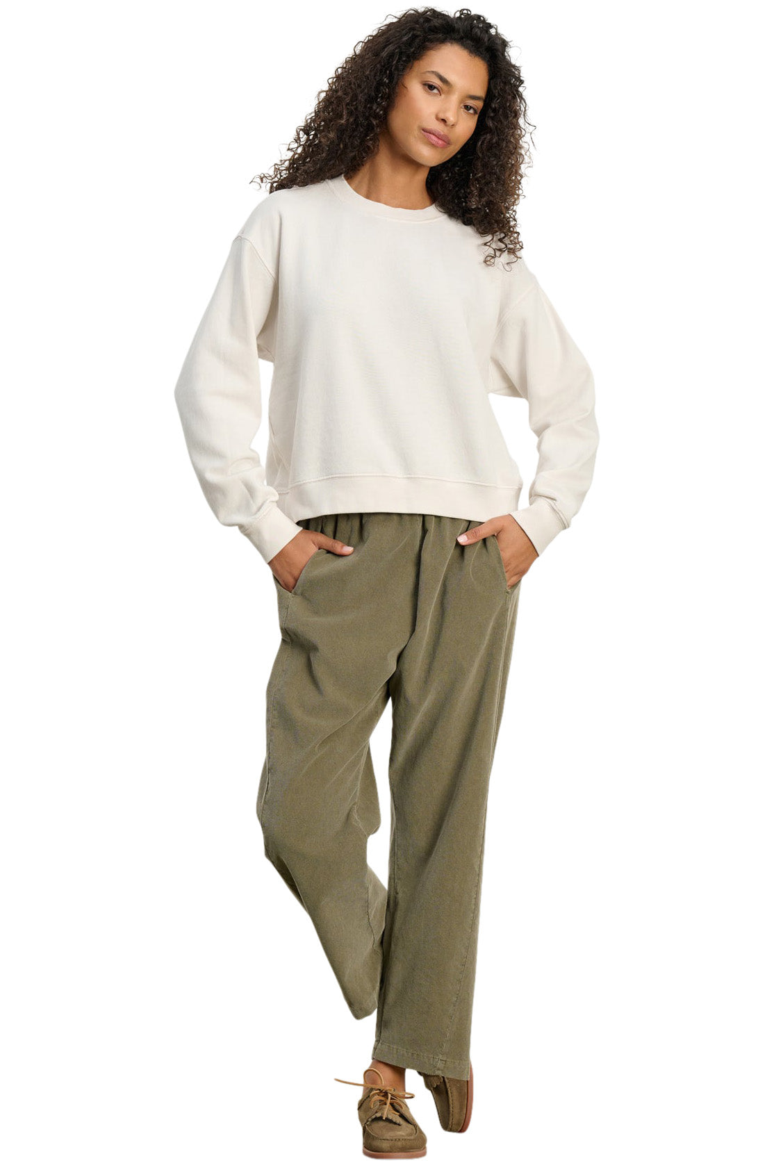 Velvet Laney Corduroy Pant
in Fern