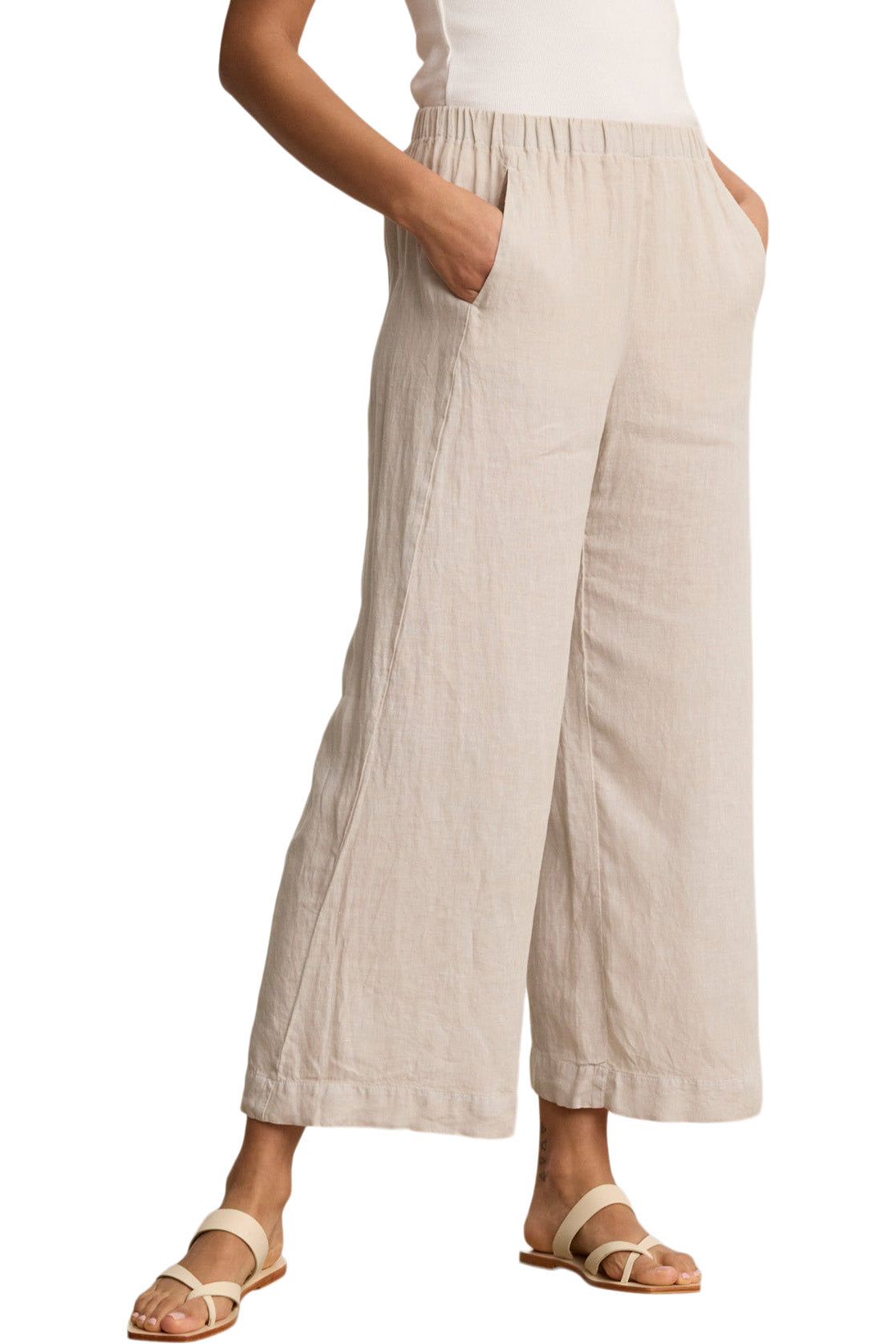 Velvet Lola Woven Linen Pant