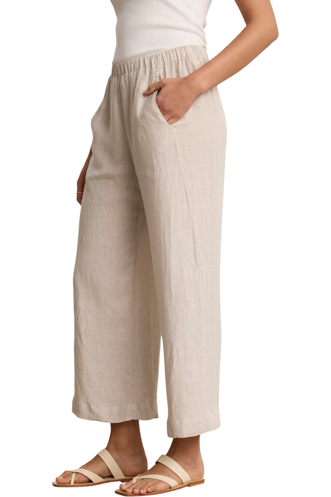 Velvet Lola Woven Linen Pant