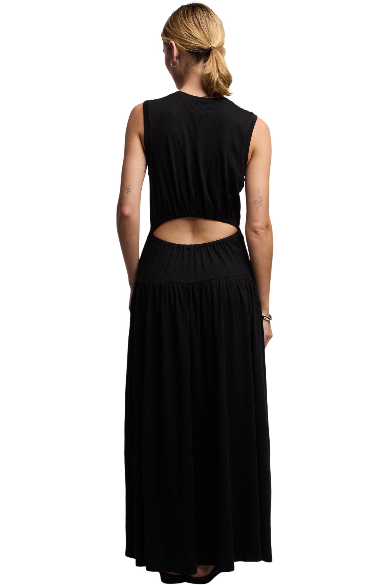 Velvet Lunetta Dress in Black