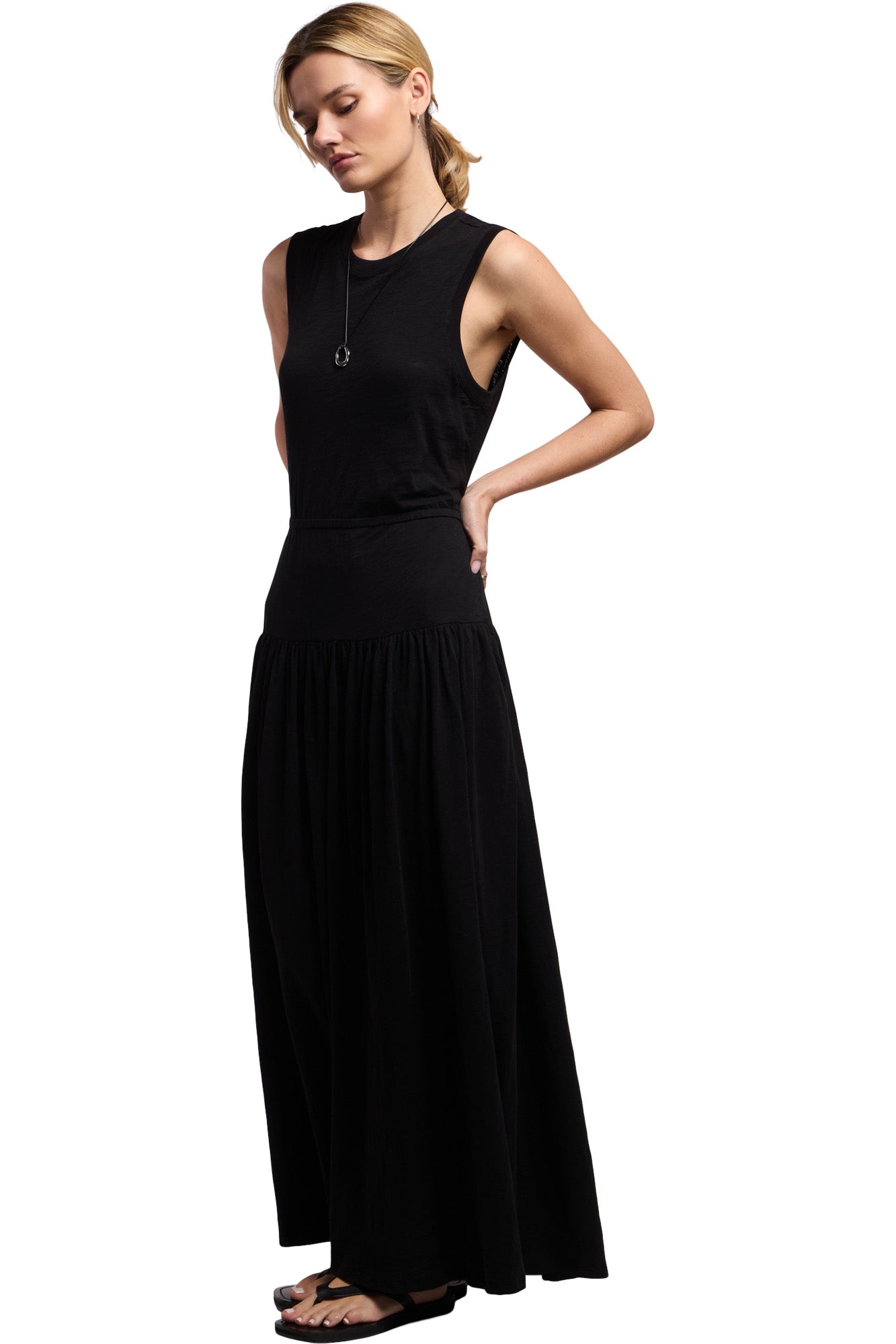 Velvet Lunetta Dress in Black