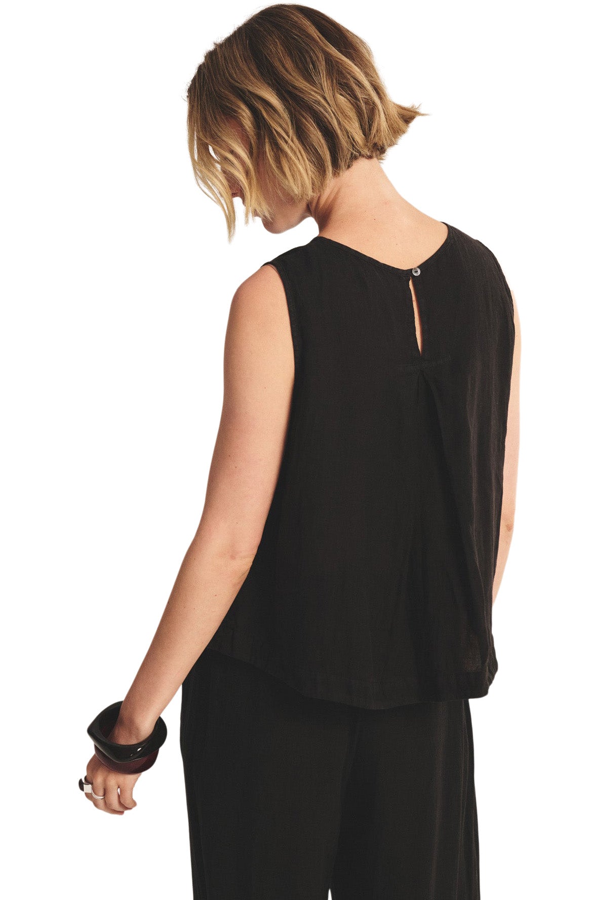 Velvet Maxine Linen Top