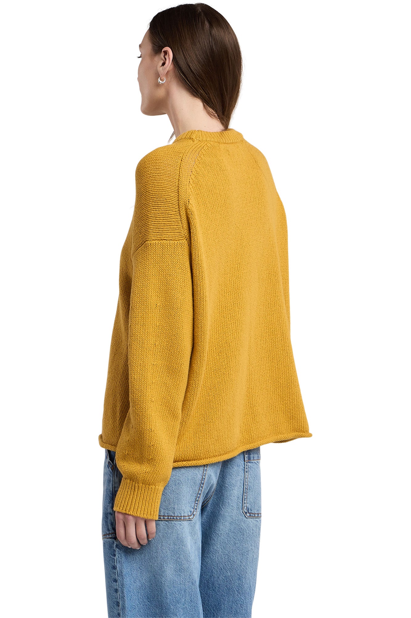 Velvet Meli Crewneck Sweater in Maize