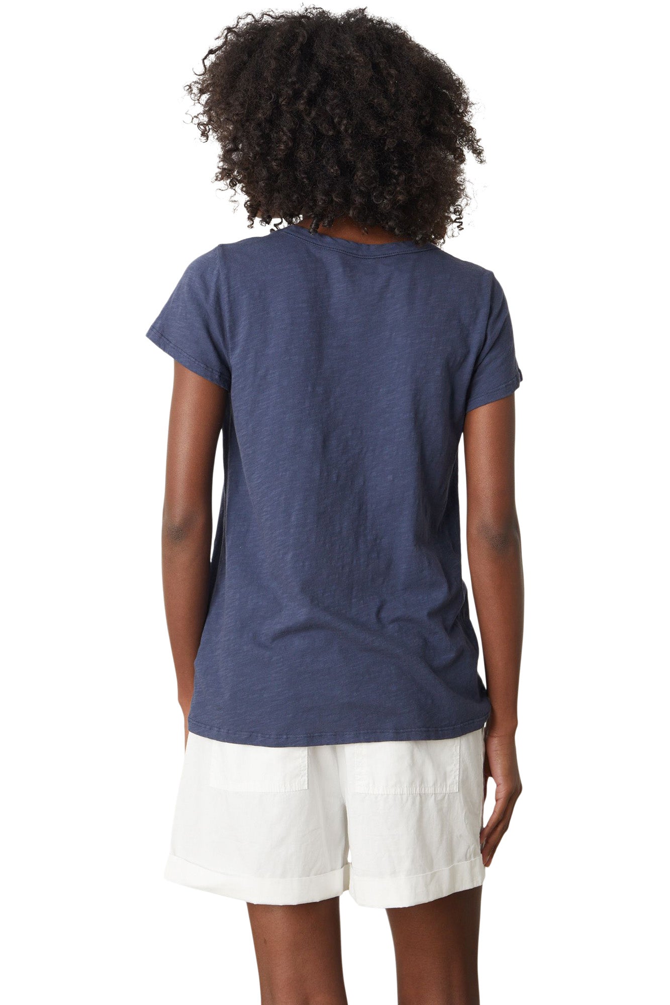 Velvet Tilly Cotton Slub Short Sleeve Crewneck T-shirt