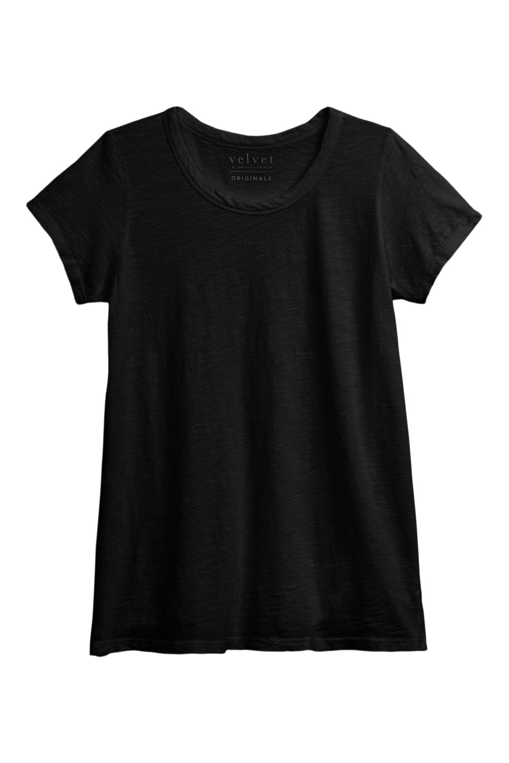 Velvet Tilly Cotton Slub Short Sleeve Crewneck T-shirt