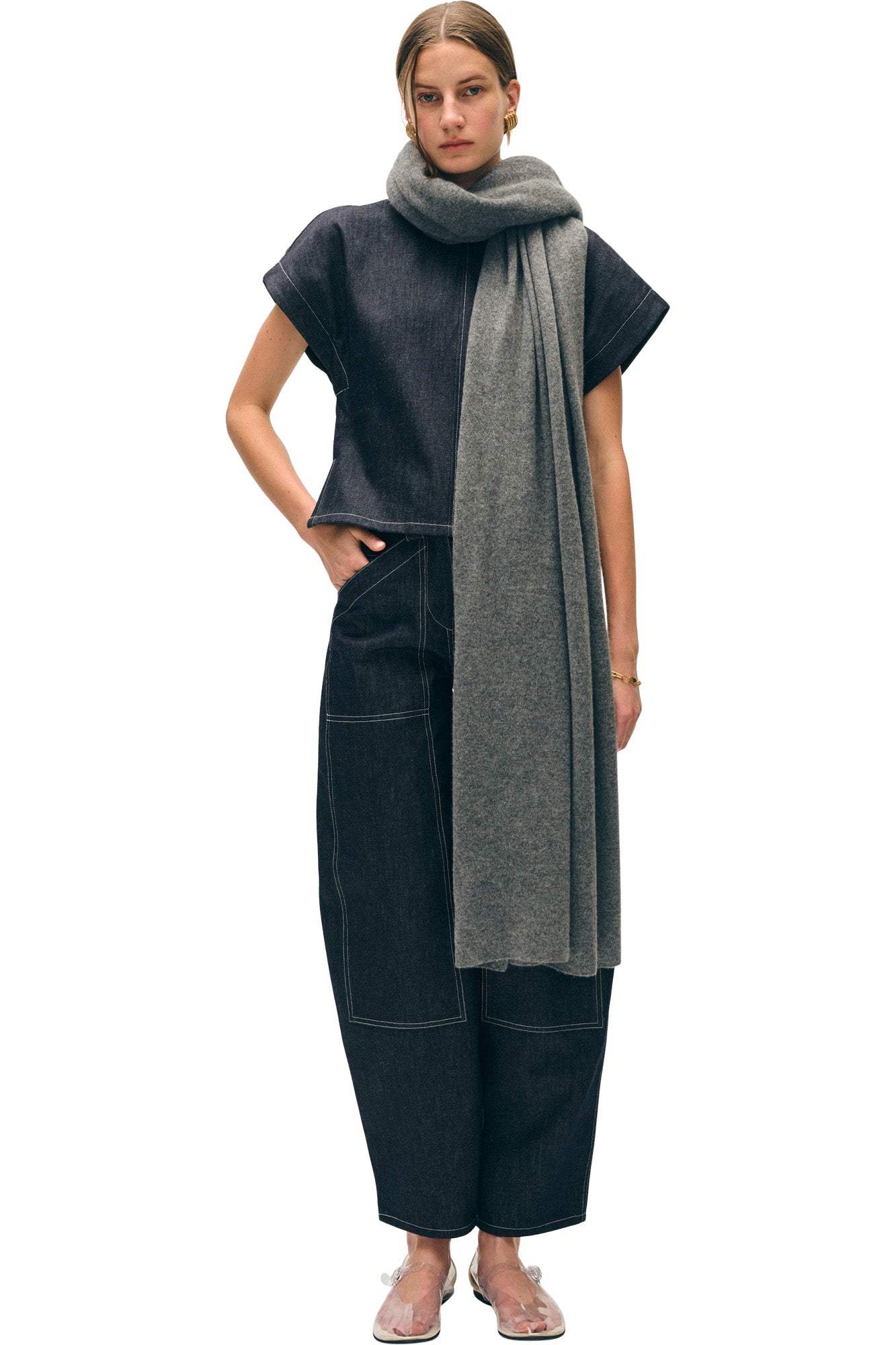 White + Warren Cashmere Travel Wrap