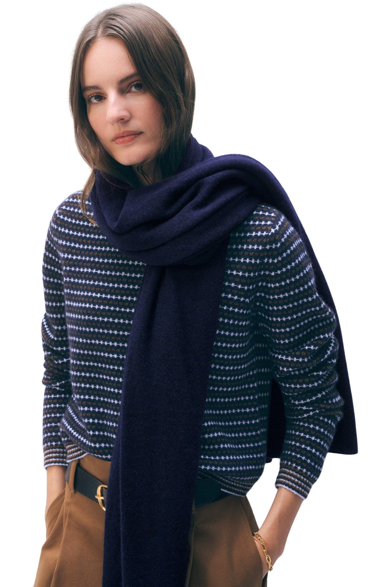 White & Warren Cashmere Travel Wrap