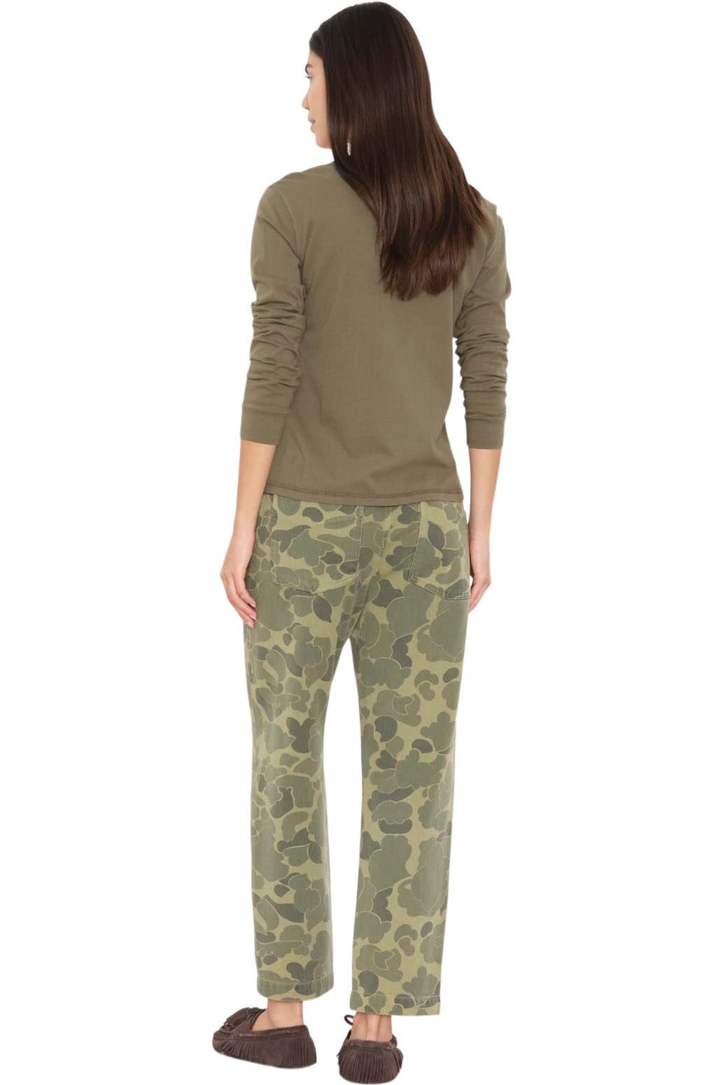 Xirena Baxter Pant in Camo Green