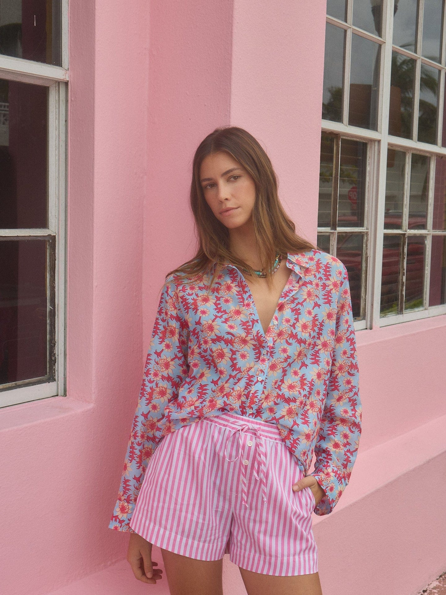 Xirena Beau Shirt in Cornflower Blue