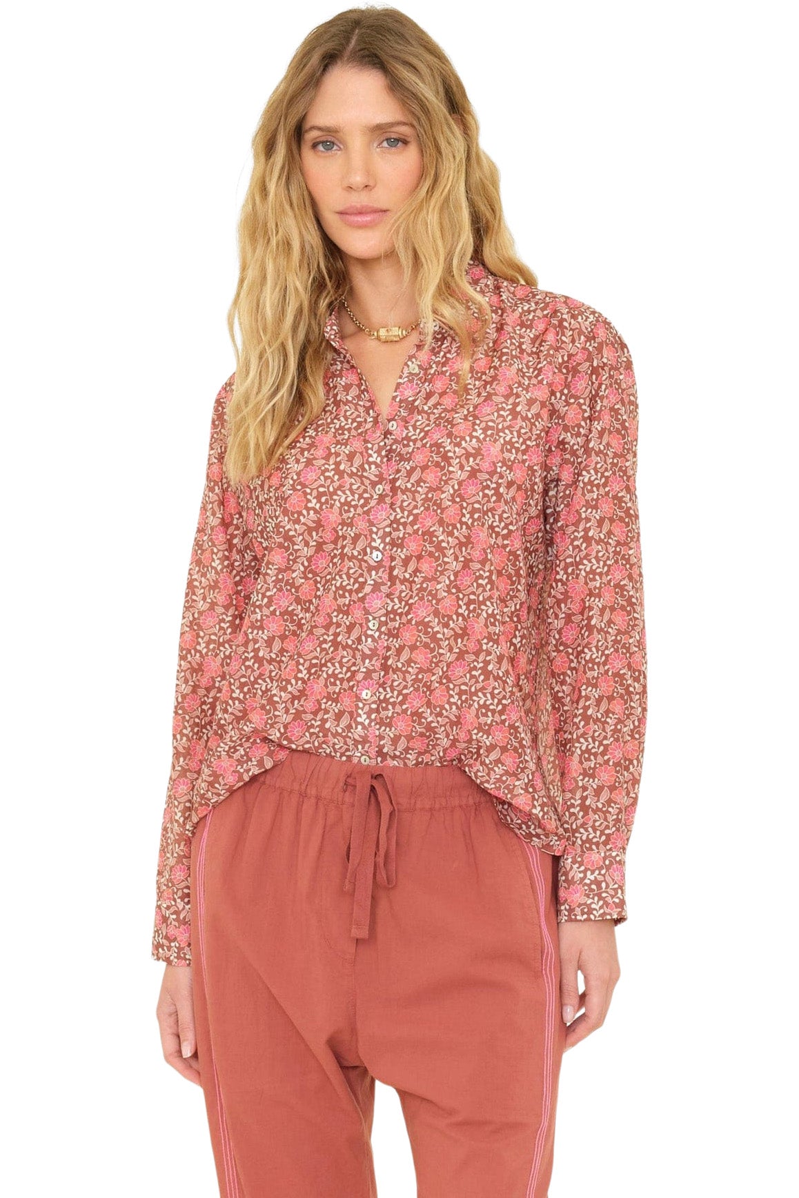 Xirena Beau Shirt in Sienna Petals