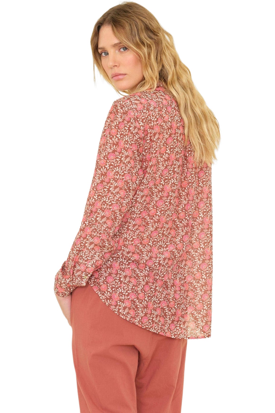 Xirena Beau Shirt in Sienna Petals