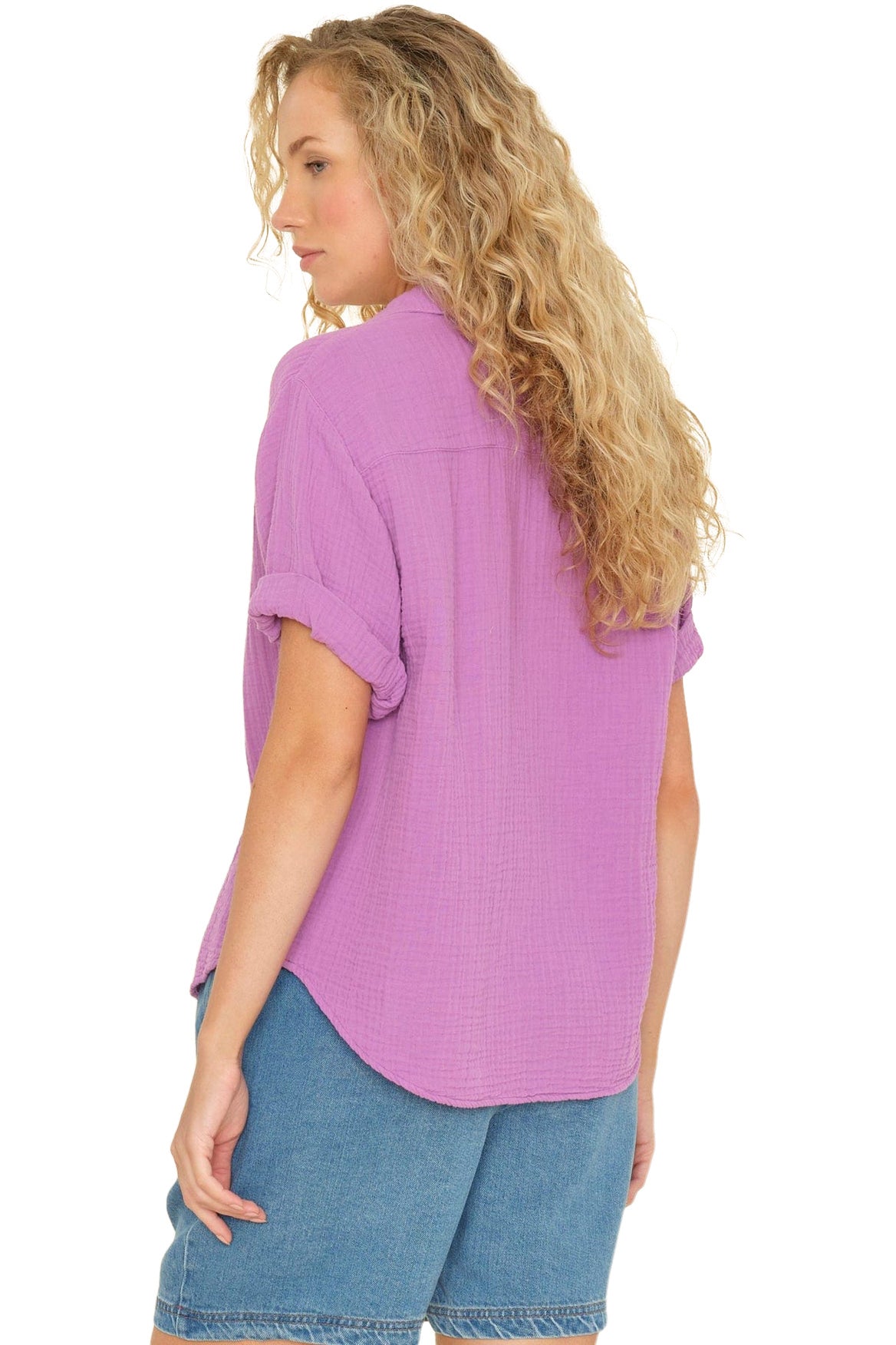 Xirena Cruz Top in Purple Orchid