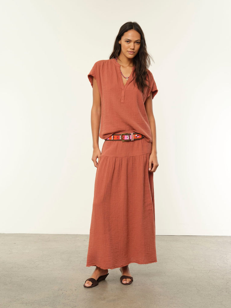 Xirena Evelyn Skirt in Picante