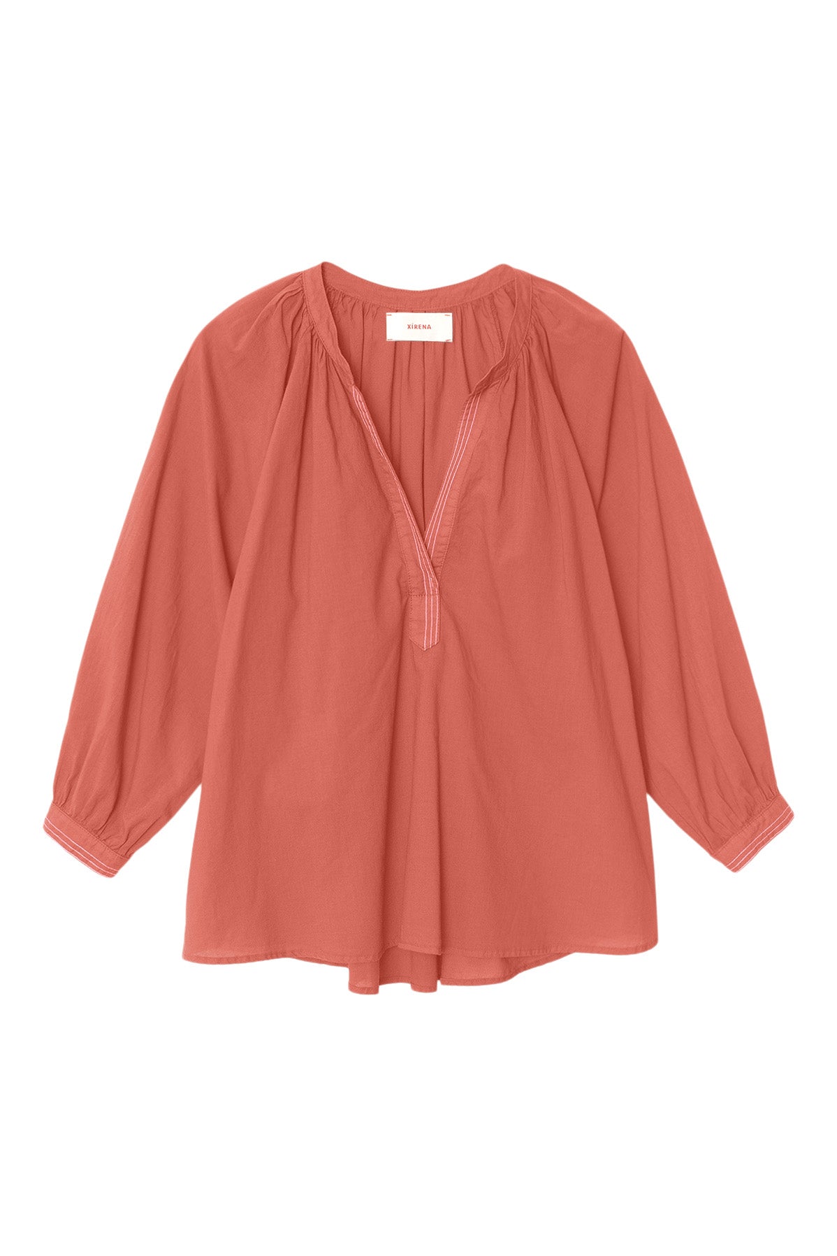 Xirena Hannah Top in Cinnabar Coral