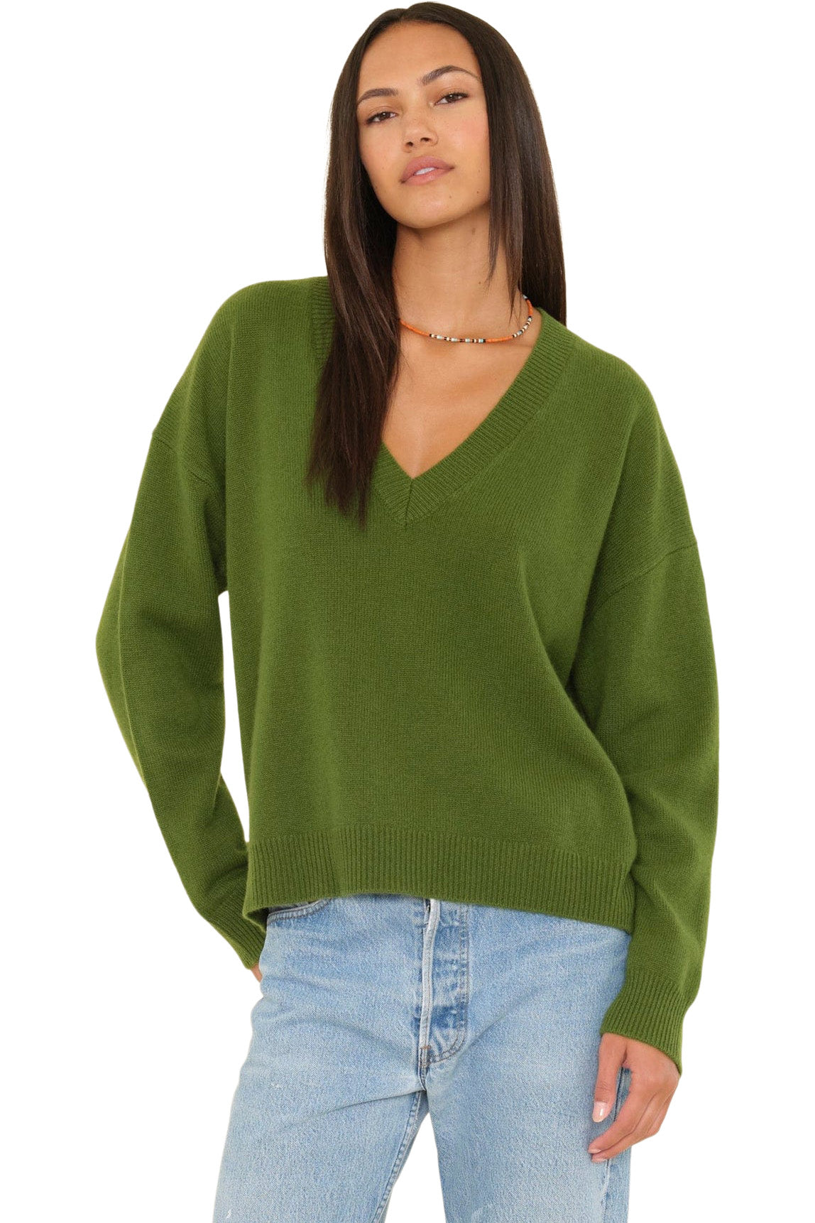Xirena Jodie Sweater in Herb Green