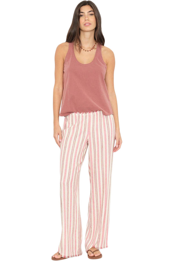 Xirena Joseph Pant in Dusty Pink Stripe