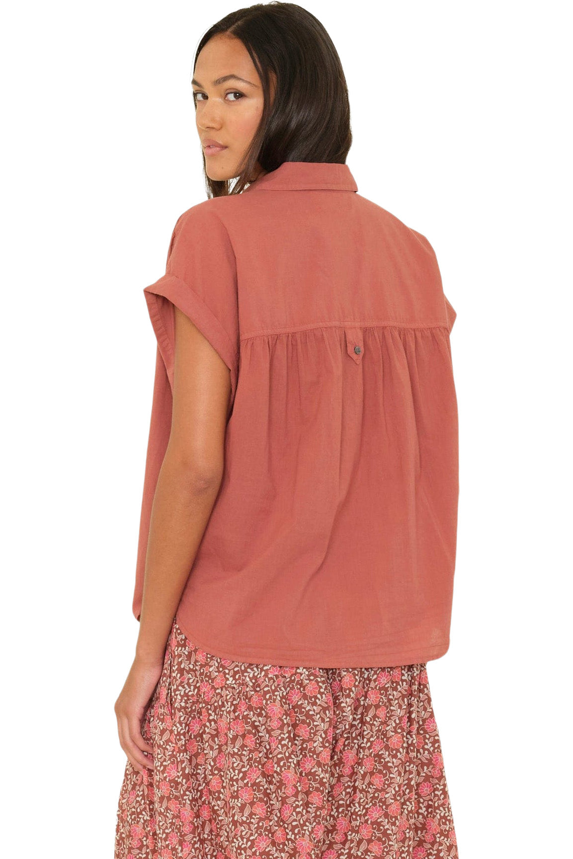 Xirena Lexi Shirt in Cinnabar
