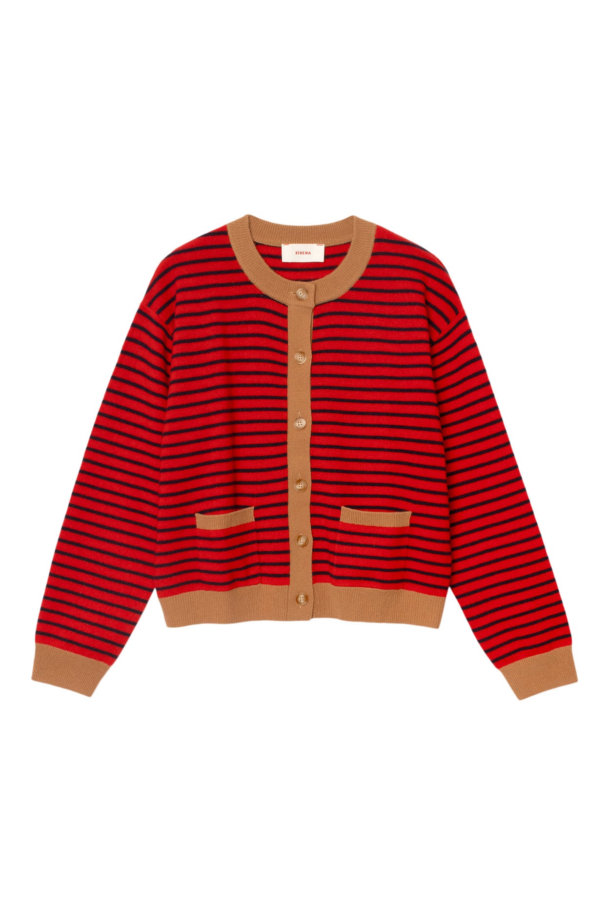 Xirena Lillian Cardigan in Red Stripe