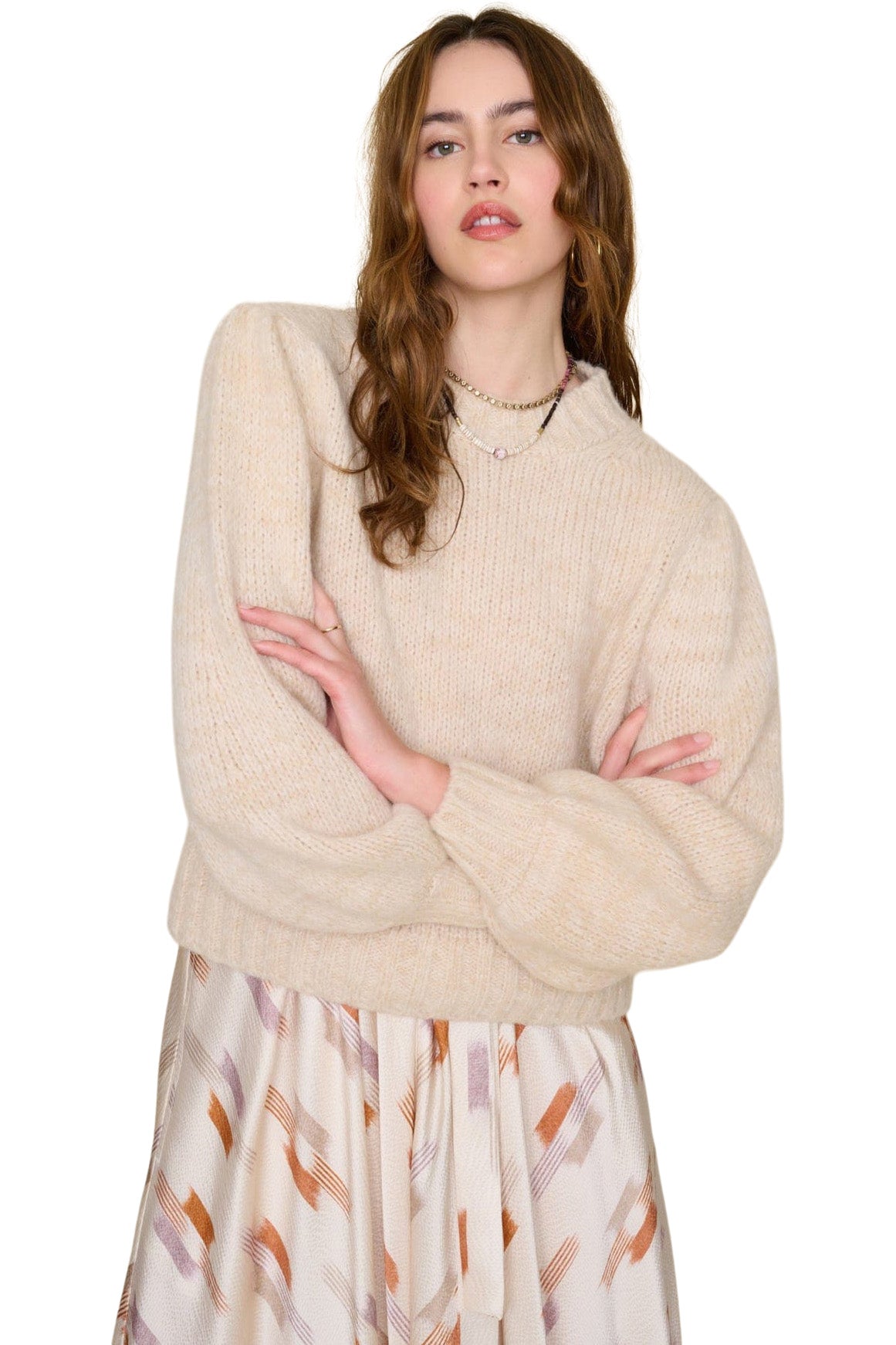 Xirena Rosabel Sweater in Dune Marble