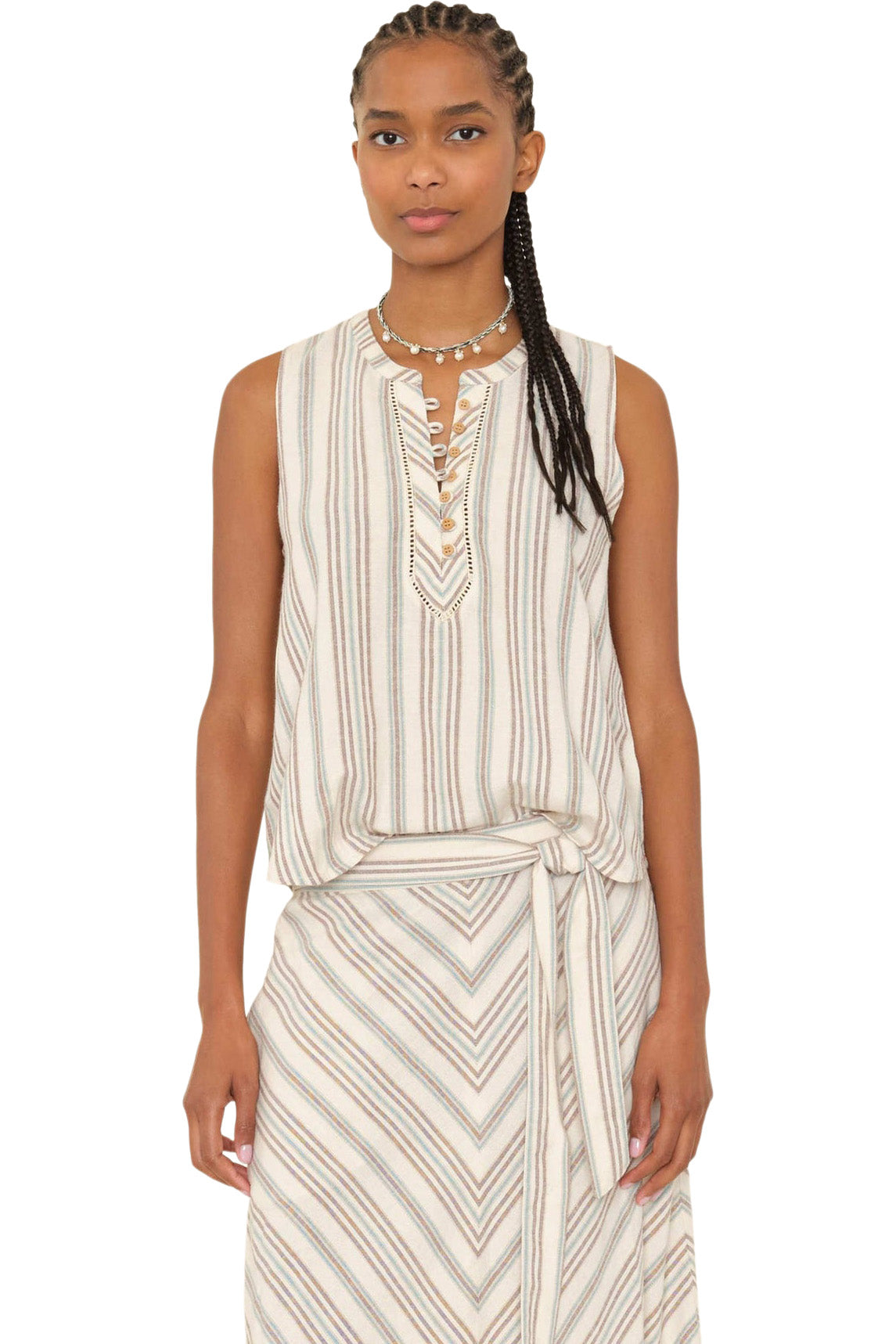 Xirena Twyla Top in Ivory Sand