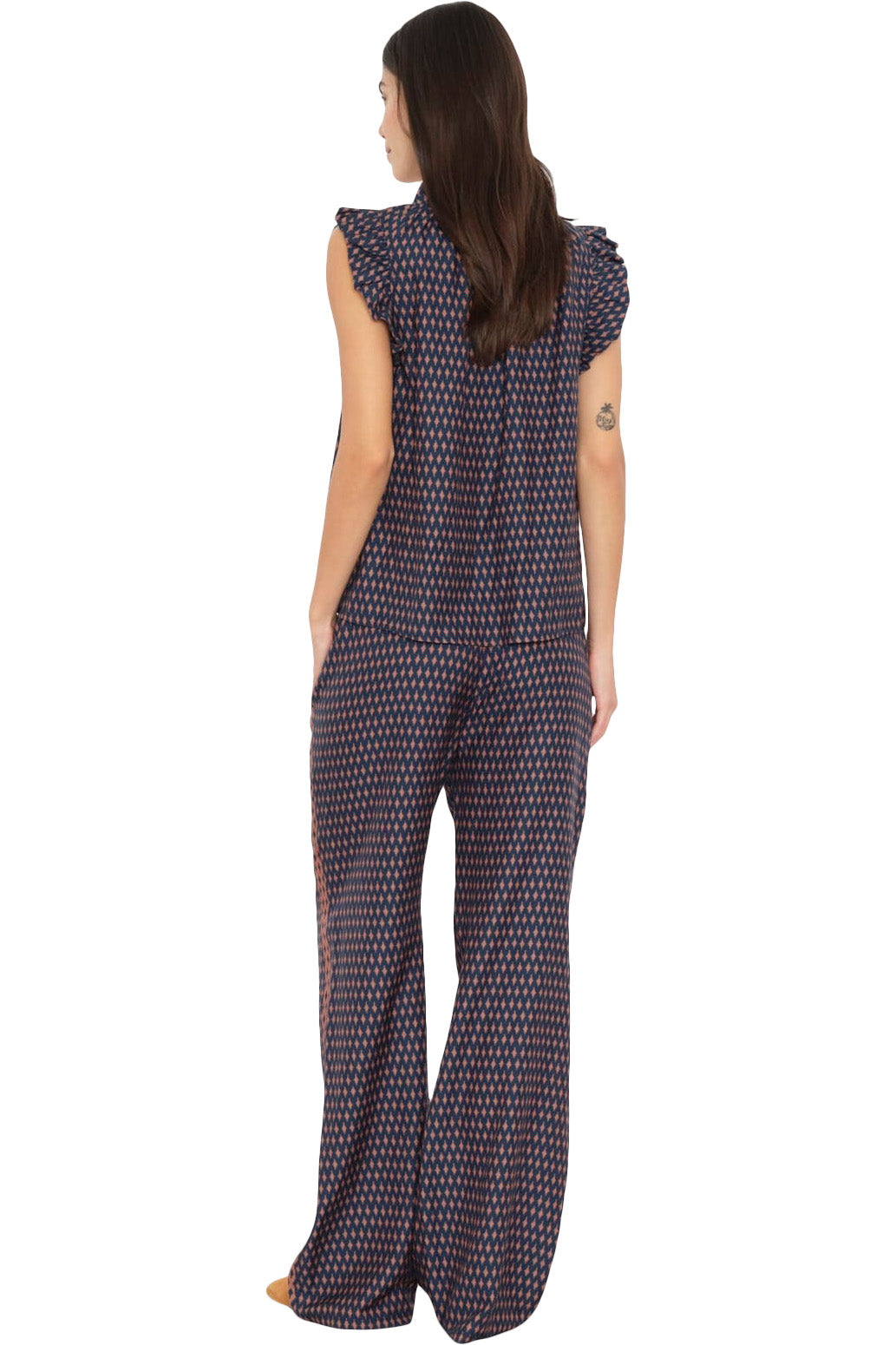 Xirena Vaughn Pant in Navy Diamond