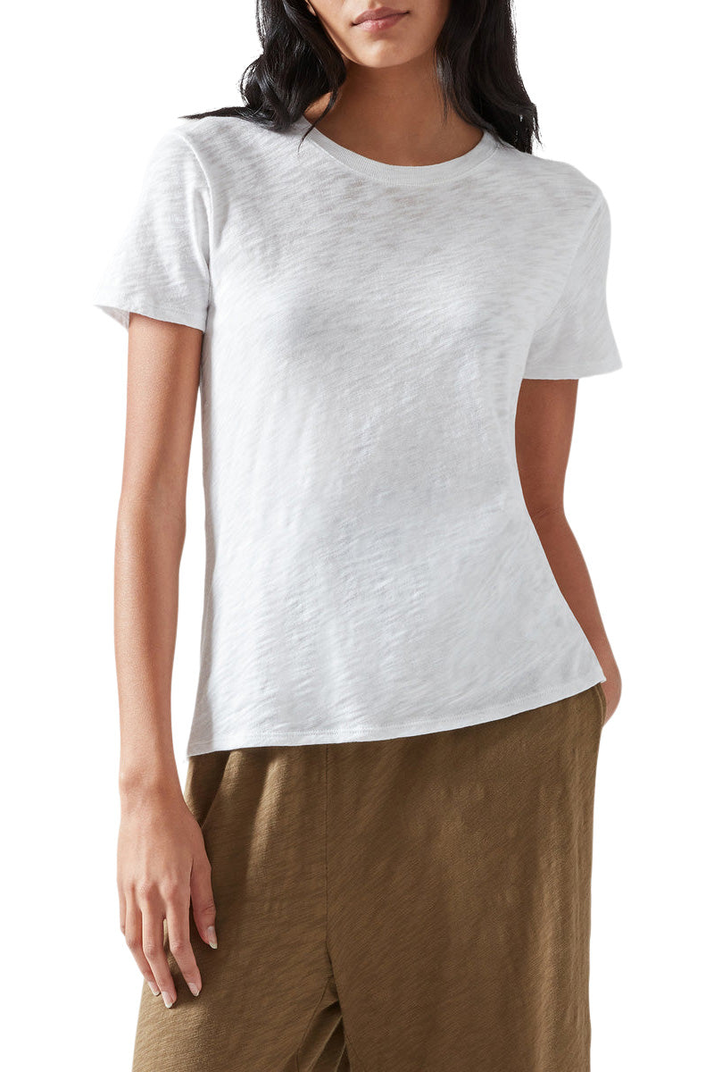 ATM Slub Jersey Schoolboy Crewneck Tee