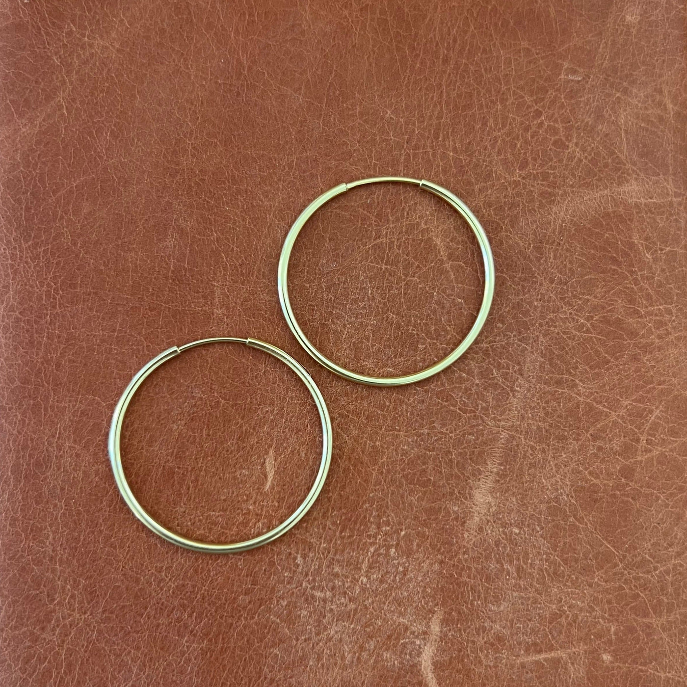 Alexa Leigh The Daily Hoops in Yellow Gold