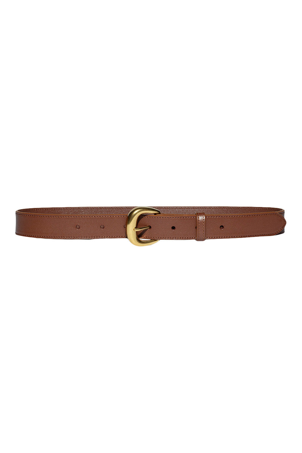 Frame Denim Timeless Buckle Belt in Tobacco