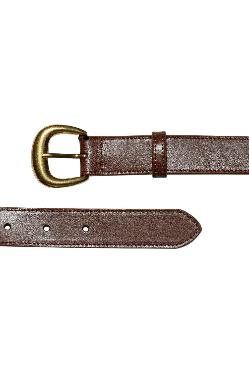 Frame Denim Timeless Buckle Belt in Tobacco