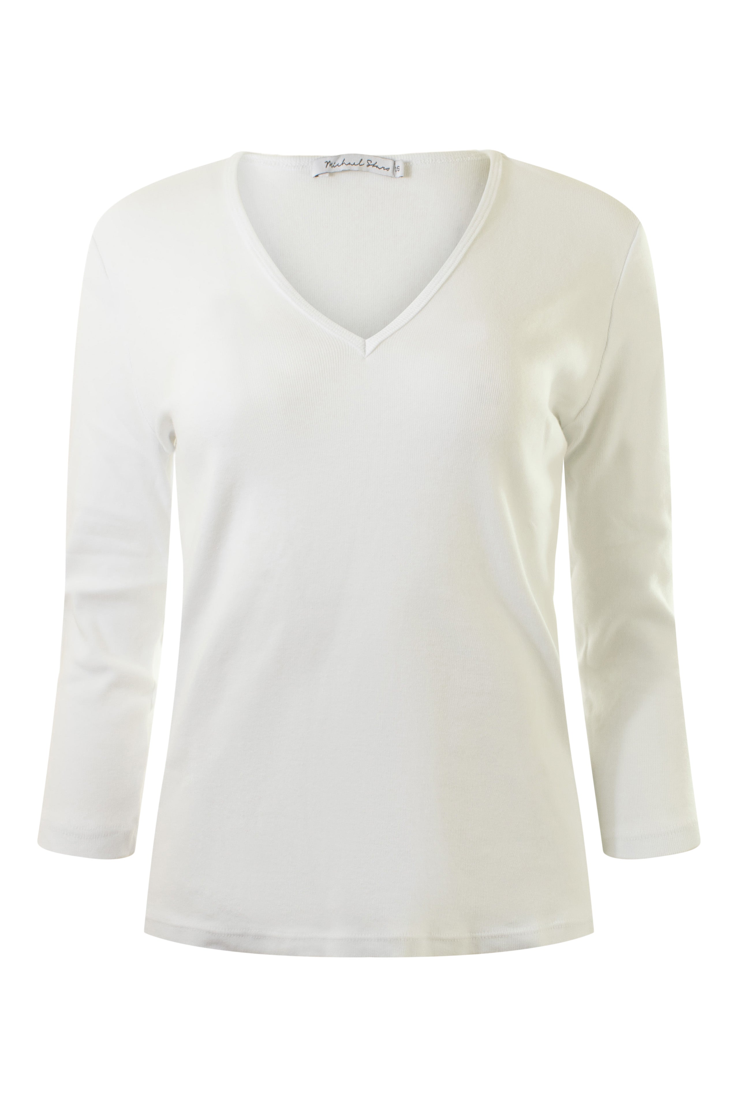 Michael Stars Adele Long Sleeve V-neck Tee