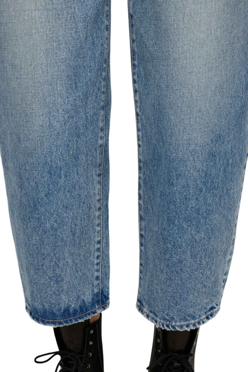 Moussy Denim Ecorse Round Jeans in Blue