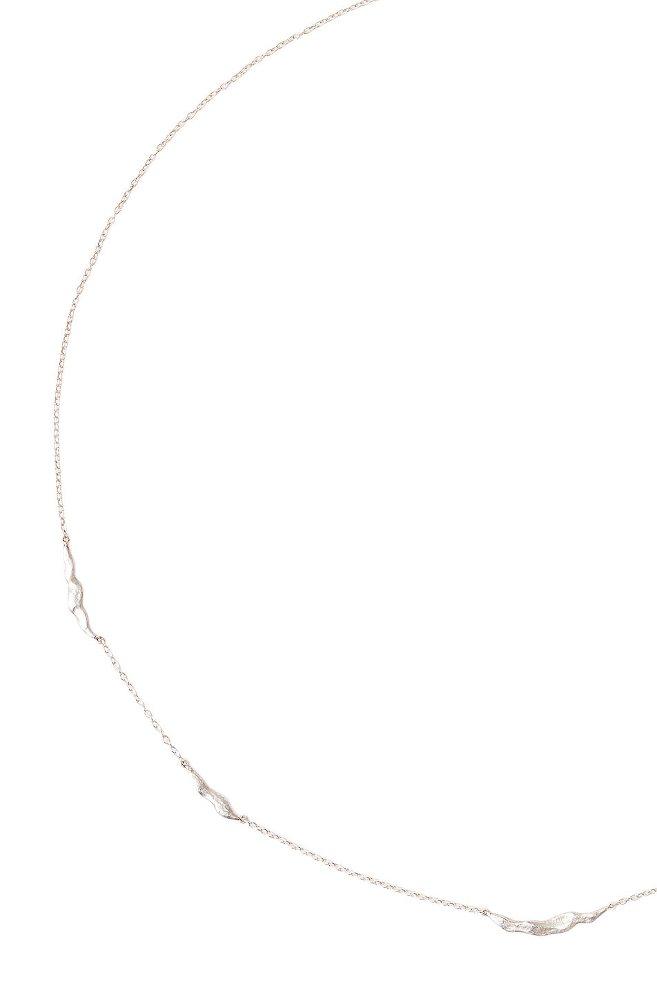 Chan Luu Silver Crescent Link Neckace