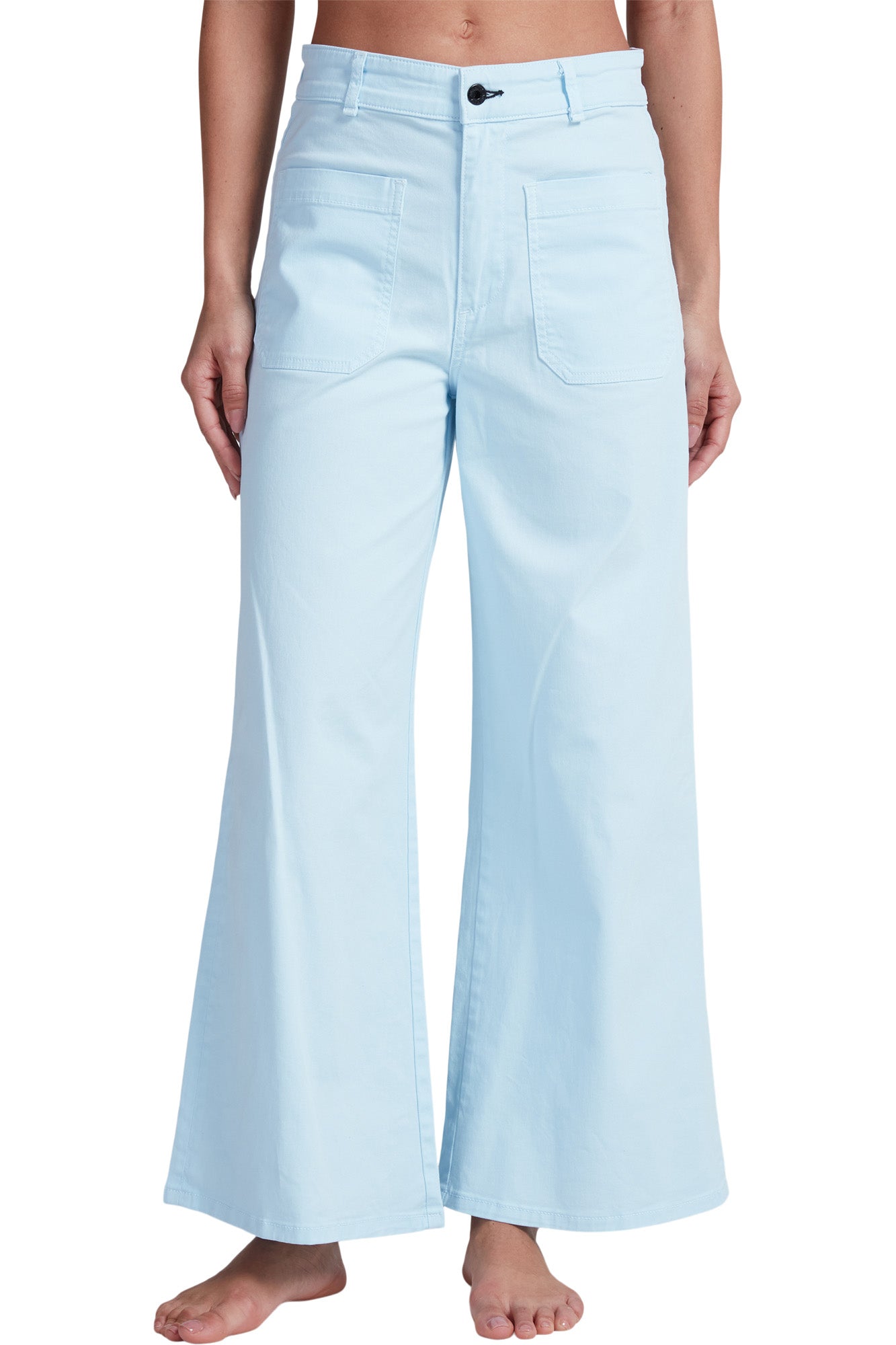 AKK NY Cropped Sailor Pant in Pool