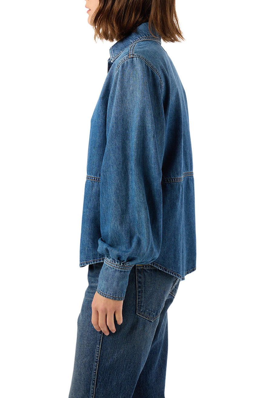 AMO Denim Dominique Shirt in Eternity