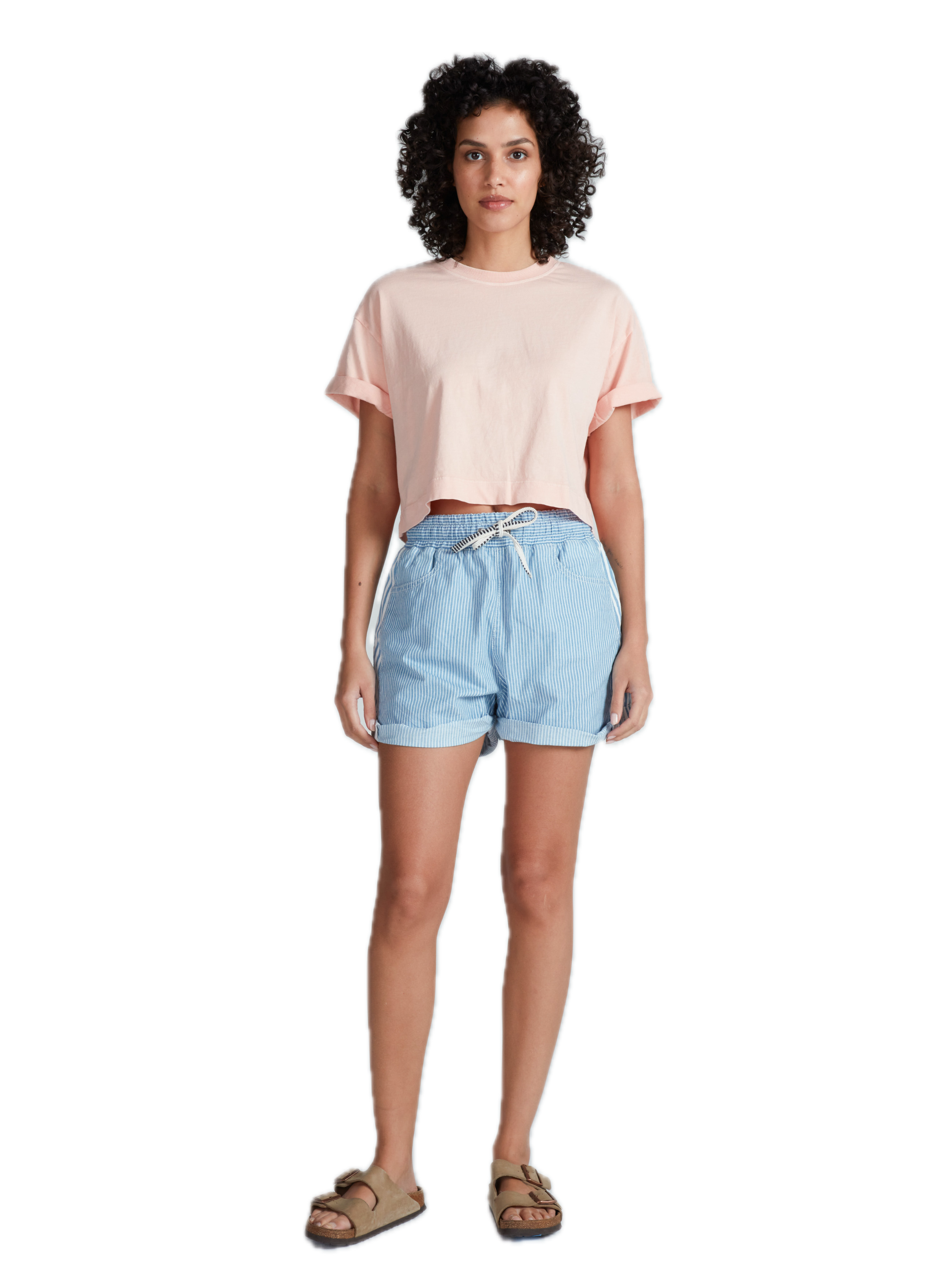 ASKK NY Cancun Short in Blue Stripe