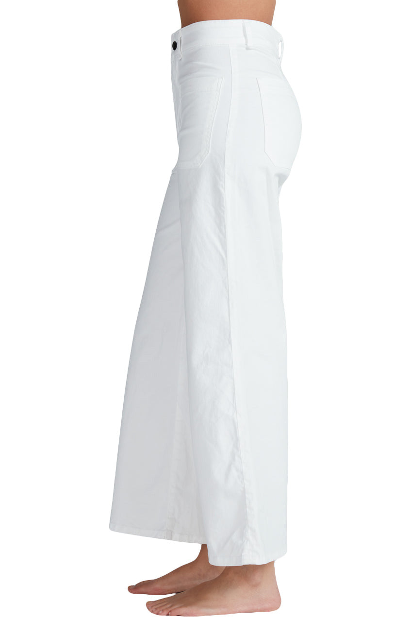 ASKK NY Cropped Sailor Twill Pant in Ivory