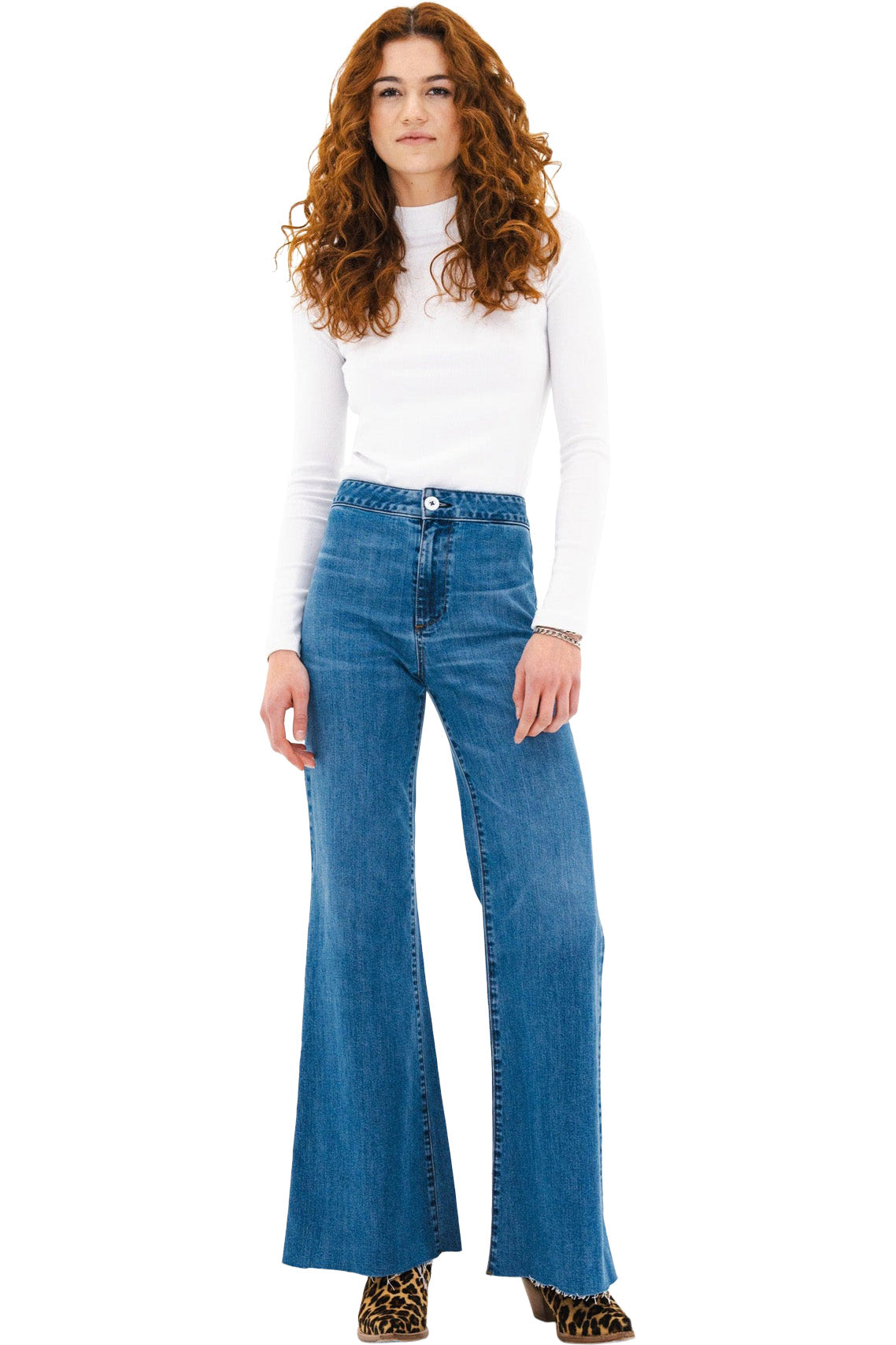 ASKK NY Wooster Flare Jeans in Wythe
