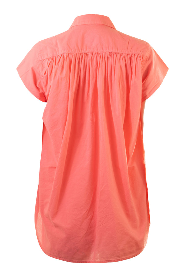 A Shirt Thing Logan Top in Coral