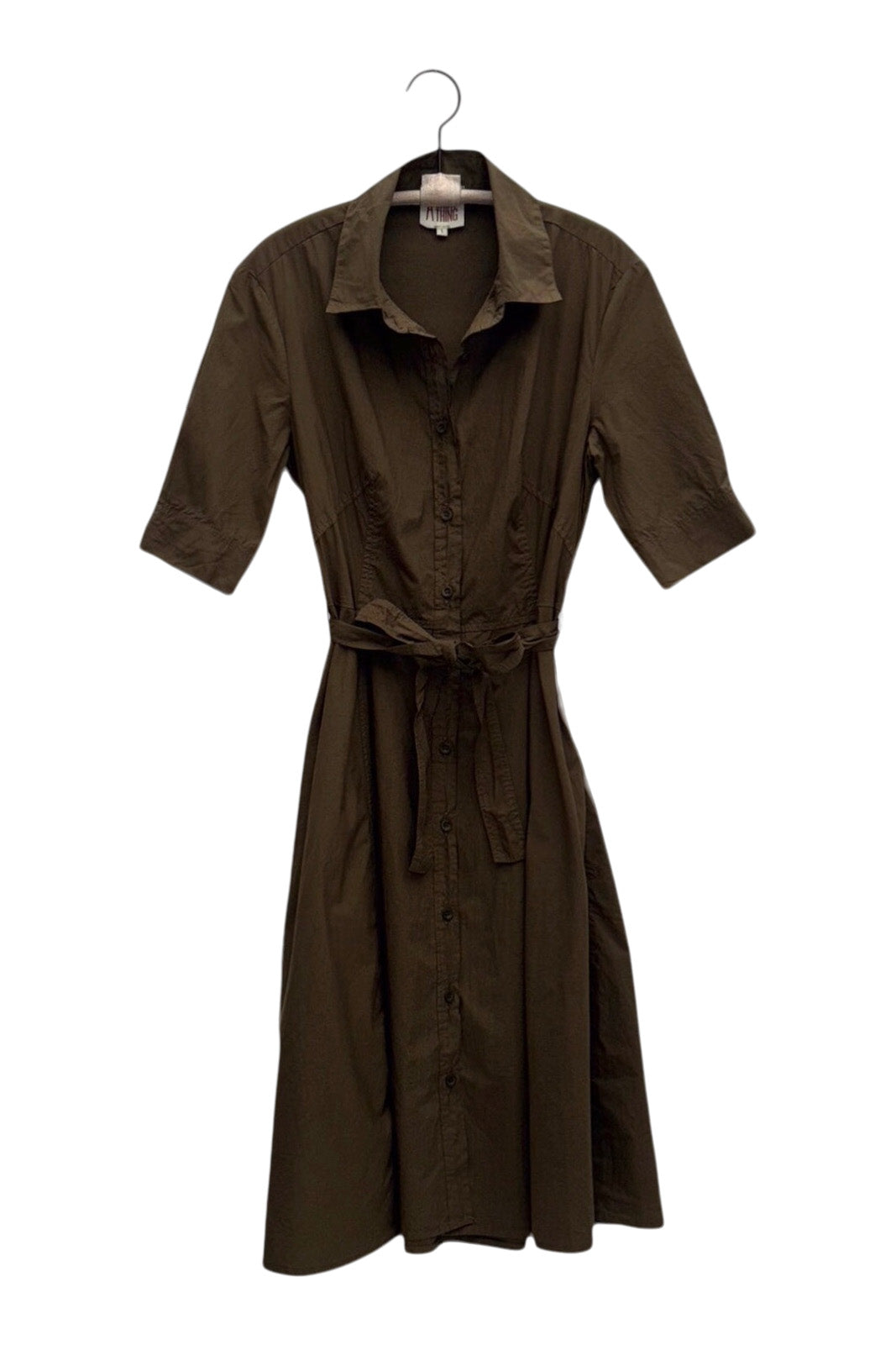 A Shirt Thing Suzanne Dress in Army