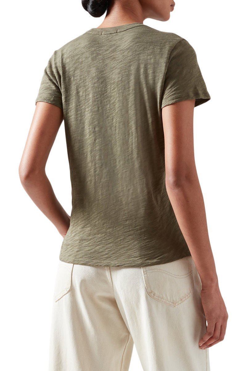 ATM Slub Jersey Schoolboy Crewneck Tee