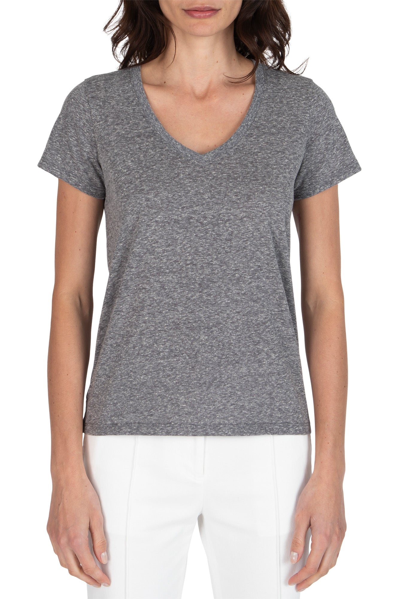 ATM Heather Donegal Jersey Schoolboy Tee in Heather Grey