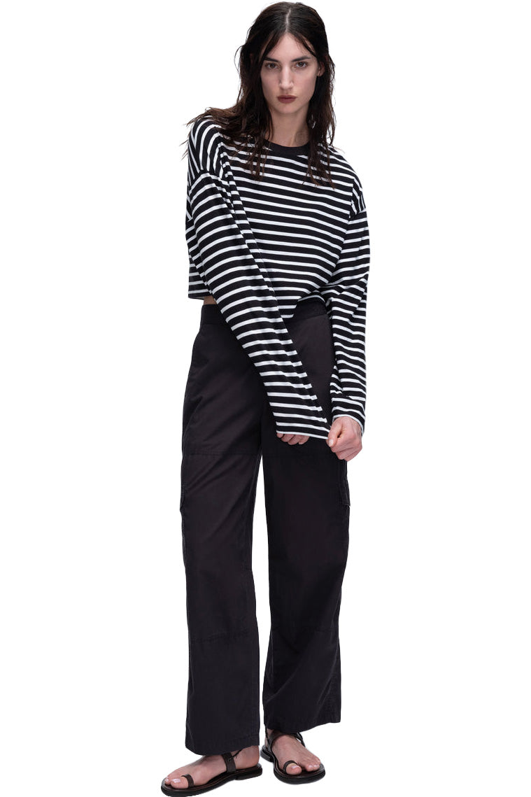 ATM Cotton Poplin Cargo Pants in Black
