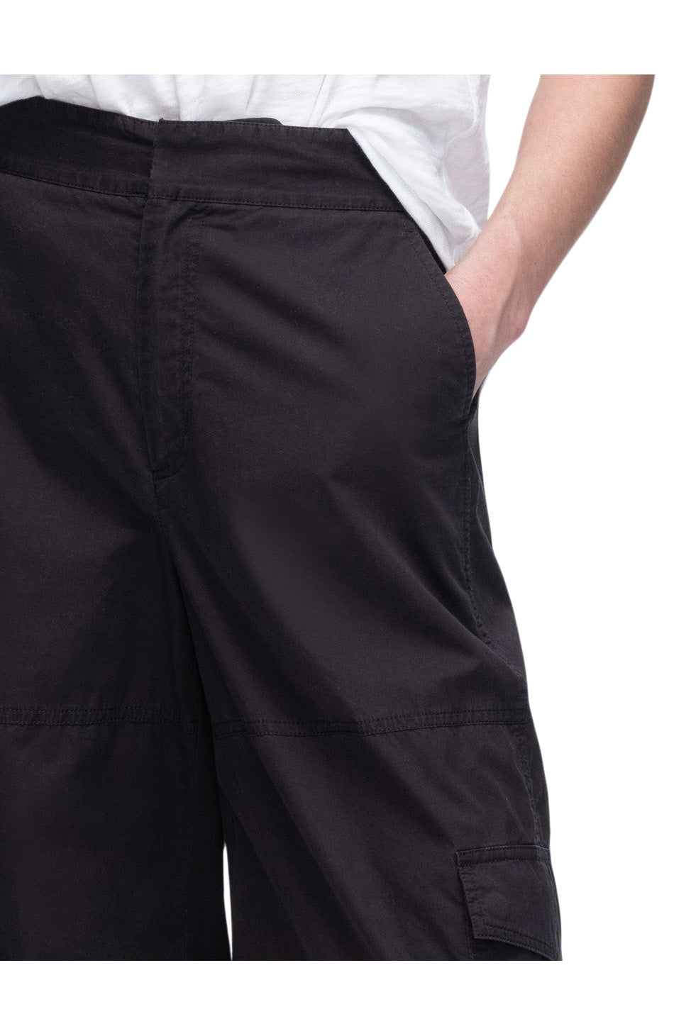 ATM Cotton Poplin Cargo Pants in Black
