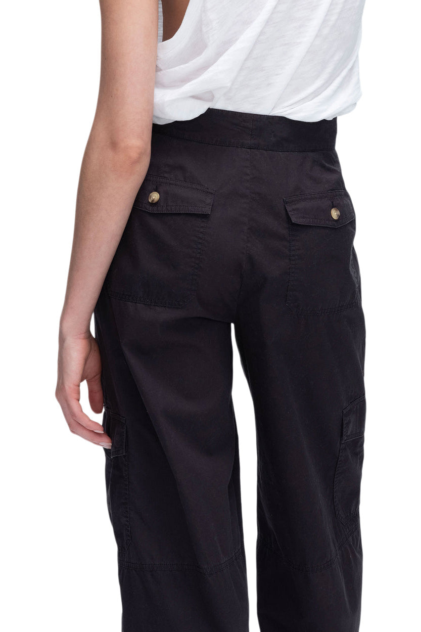 ATM Cotton Poplin Cargo Pants in Black