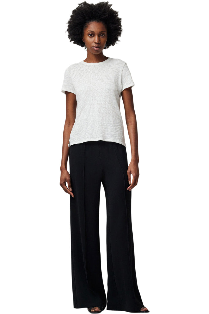 ATM Crepe Twill Palazzo Pants in Black