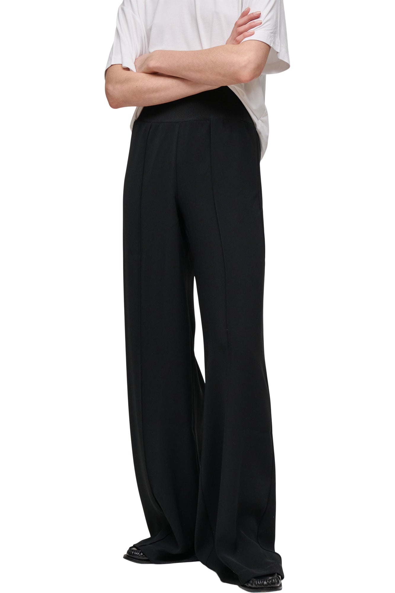 ATM Palazzo Pant in Black
