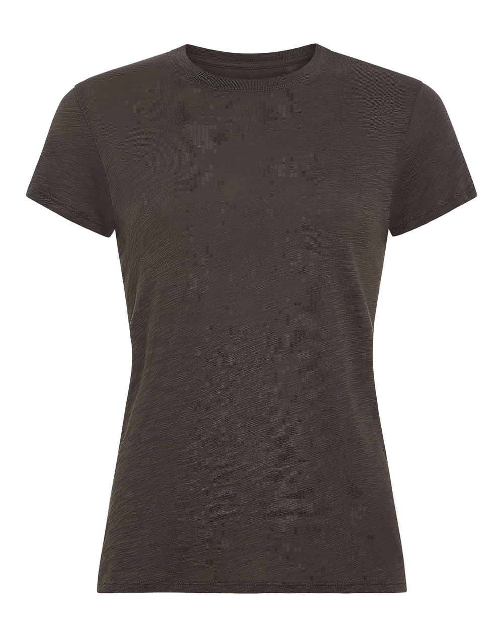 ATM Slub Jersey Crewneck Tee in Coal
