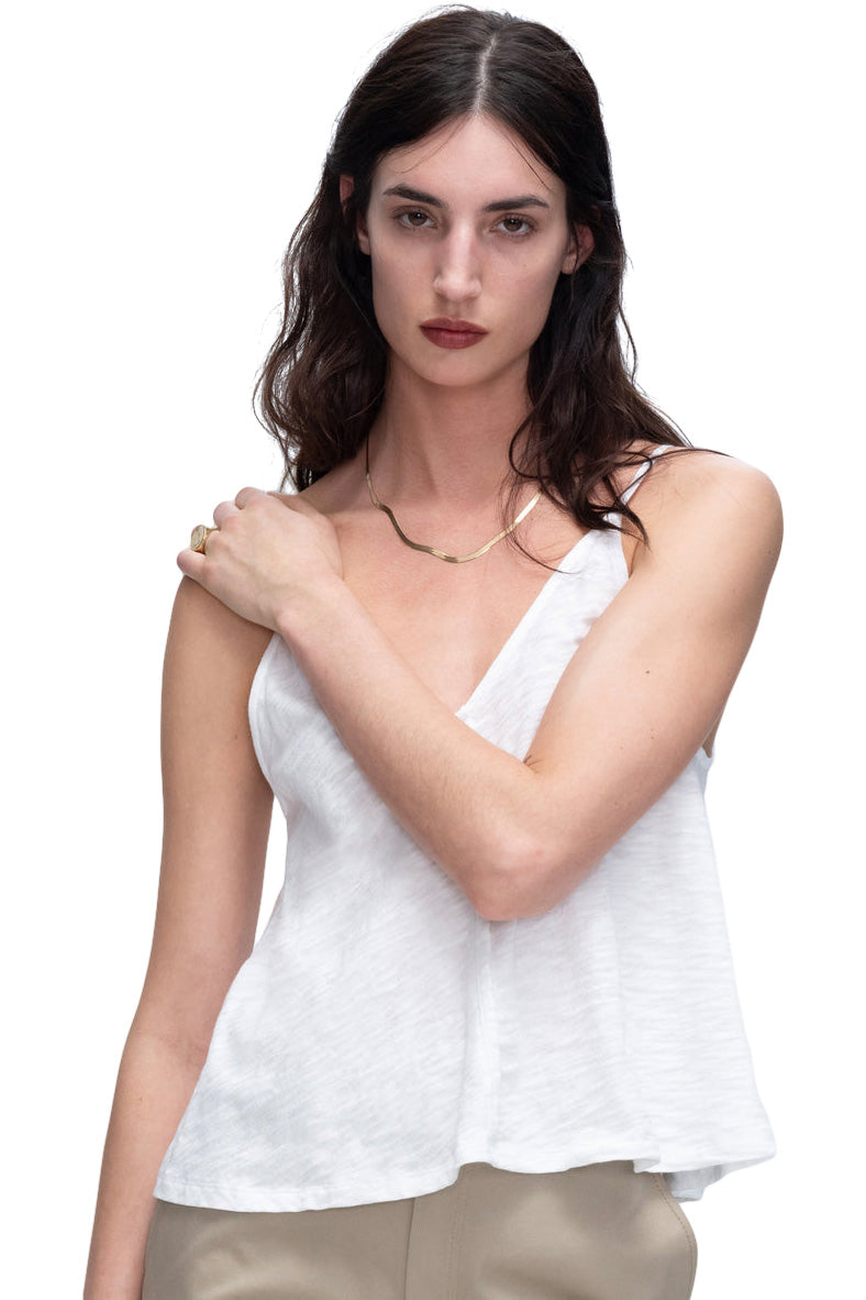 ATM Slub Jersey Exposed Seam Tank