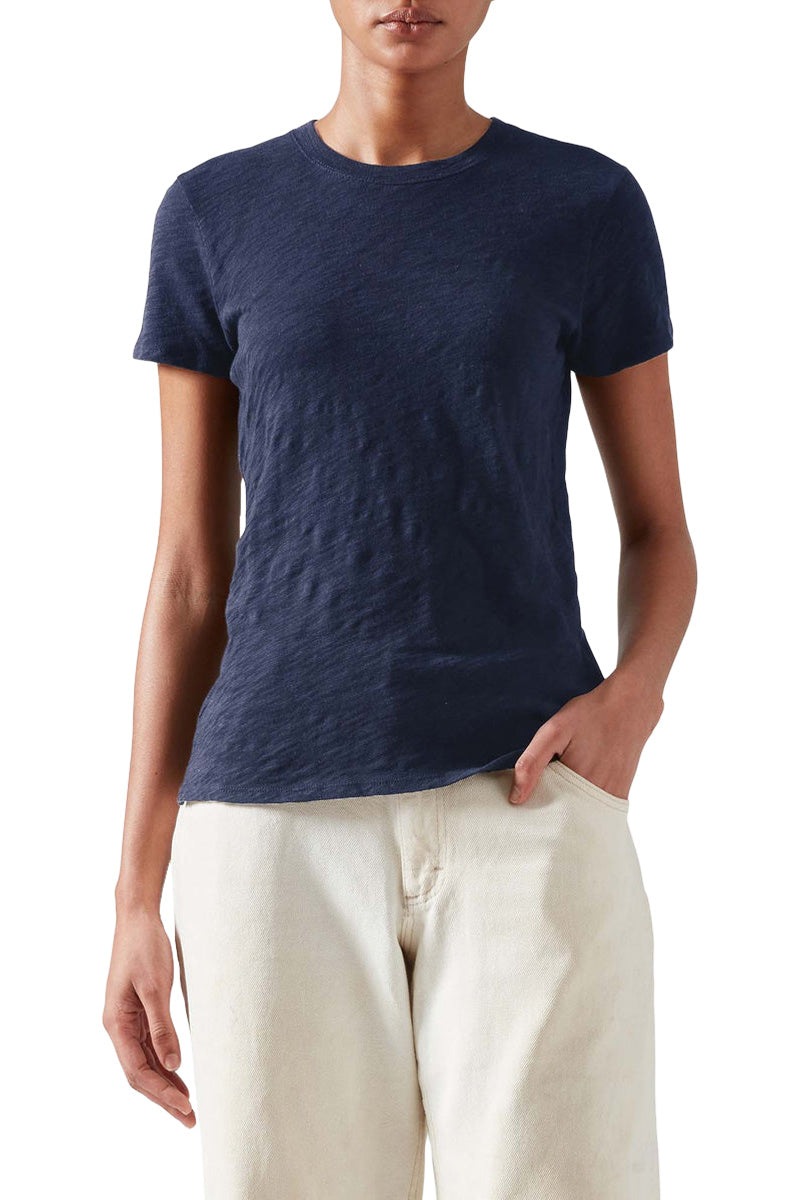 ATM Slub Jersey Schoolboy Crewneck Tee