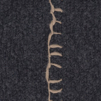 Autumn Cashmere Boxy Crew with Blanket Stitched Reversed Seams